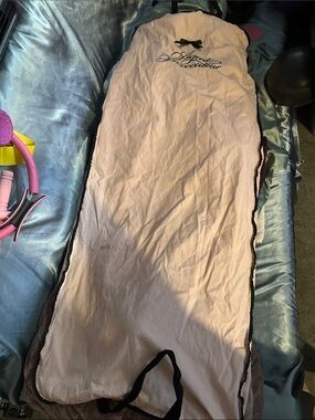Agent Provocateur Pale Pink Lined Garment Cover and hangar